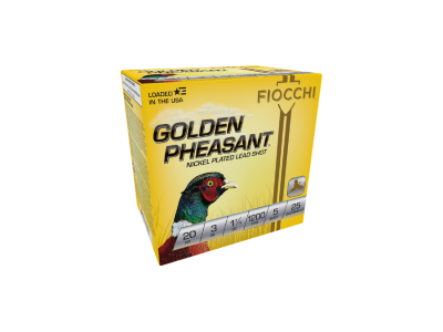 Fiocchi Golden Pheasant Extrema Shotshell Loads, 1 1/4 oz., 5 Shot Size, 20 Gauge, 25
