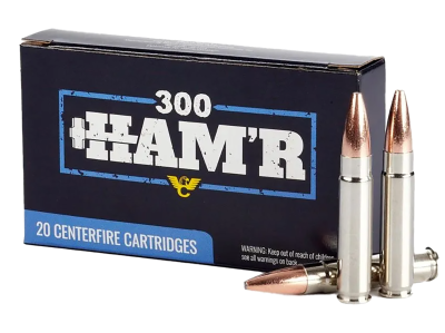Wilson Combat HAM'R Bonded Nickel-Plated Brass, .300 HAMR, 20