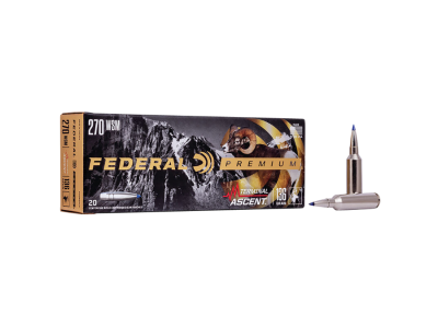 Federal Terminal Ascent Rifle Cartridges, .270 Winchester Short Magnum, 20