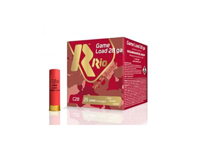 Rio Ammunition Game Load Heavy Field Shotshell Loads, 28 Gauge , 25