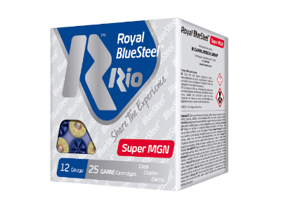 Rio Ammunition Royal BlueSteel Super Magnum Shotshell Loads, 12 Gauge, 25