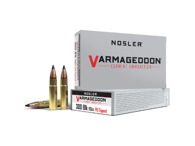 Nosler Varmageddon Rifle Rounds, .300 AAC Blackout, 20