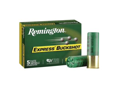 Remington Express Buckshot Shotshell Loads, 12 Gauge, 5