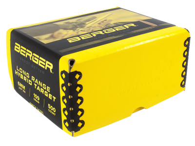 Berger 6mm 109gr Long Range Hybrid Target 500/Box