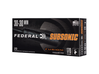 Federal Subsonic Rifle Cartridges, .30-30 Winchester, 20