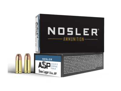 Nosler Assured Stopping Power Handgun, 9mm Luger, 50