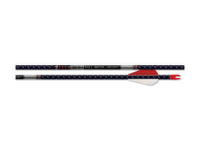 Easton Full Metal Jacket ,Match Grade Aluminum Carbon Arrows 1 Dozen Shafts, Black, 12 Count