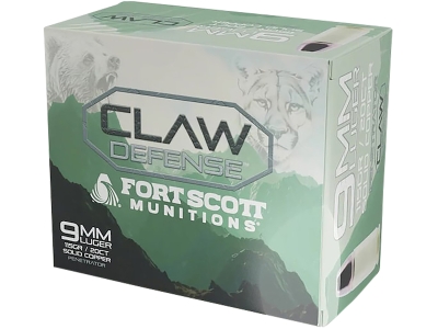 Fort Scott Claw Defense, 9mm Luger, 20