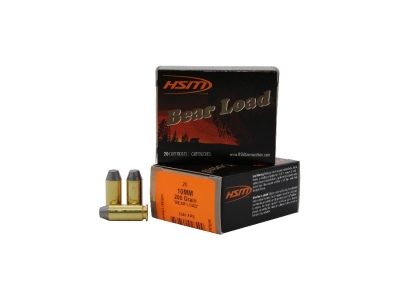 HSM Bear 10mm Auto Ammo 200 Grain Flat Nose