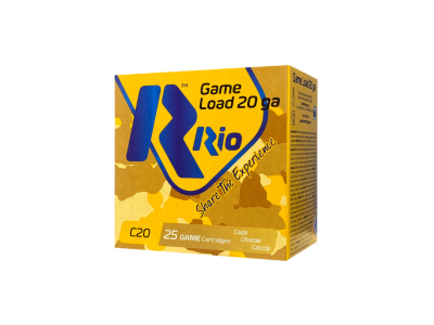 Rio Ammunition Game Load Shotshell Loads, 20 Gauge, 25