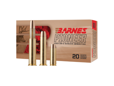 Barnes Pioneer Rifle Cartridges, .45-70 Government, 20