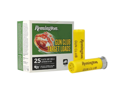 Remington Gun Club Target Shotshell Loads, 20 Gauge, 25