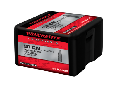 Winchester Centerfire Rifle 30 Cal, .308 (7.82mm), .308 Winchester, 100