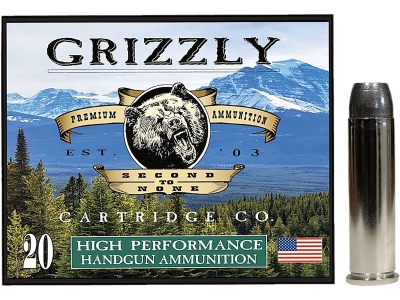 Grizzly 357Mag 180gr Wide Flat Nose Gas Check, .357 Magnum, 20