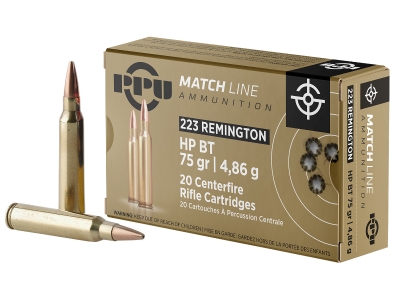 PPU Match, .223 Remington, 20