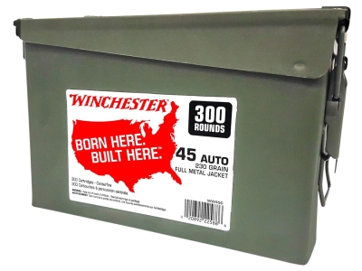 Winchester USA Ammo Can, .45 ACP, 300