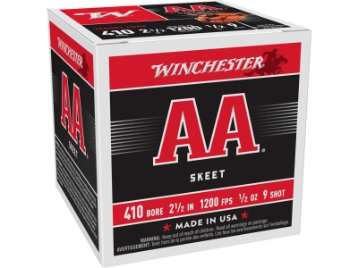Winchester AA Skeet, .410 bore, 25