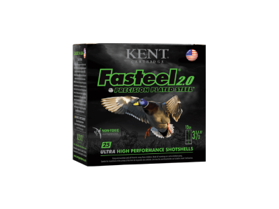 Kent Cartridge Fasteel 2.0 Shotshell Loads, Black, 12 Gauge, 25