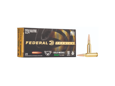 Federal Gold Medal Rifle Cartridges, .224 Valkyrie, 20
