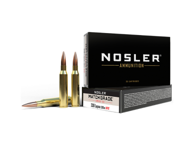 Nosler Match Grade Rifle Rounds, .338 Lapua Magnum, 20