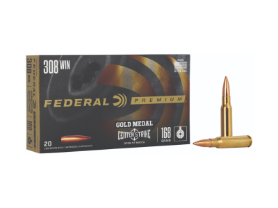 Federal Gold Medal CenterStrike Rifle Cartridges, .308 Winchester, 20