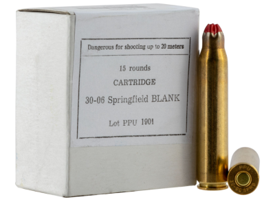 PPU Blank Ammo 30-06Springfield, .30-06 Springfield, 15