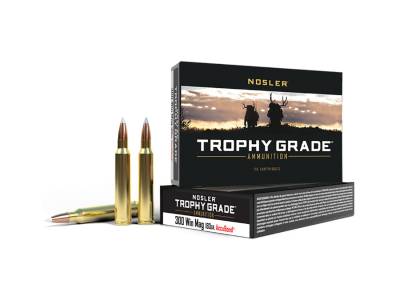 Nosler Trophy Grade Rifle Rounds, .300 Winchester Magnum, 20