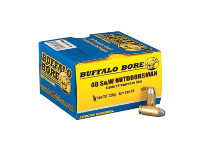 BBA Outdoorsman Centerfire Handgun Rounds, .40 S&W, 20