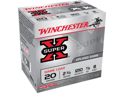 Winchester Super X Game Load, 20 Gauge, 25