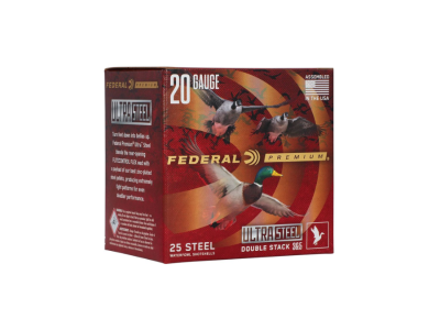 Federal Ultra Steel Shotshell Loads, 20 Gauge, 25