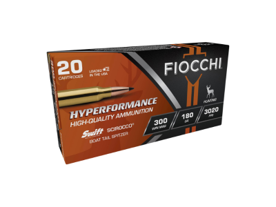 Fiocchi Hyperformance Rifle Rounds, .300 Winchester Magnum, 20