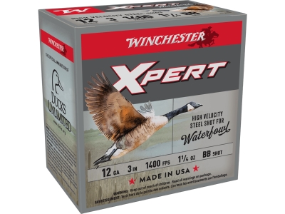 Winchester Super X Xpert 12Gauge 3" 1 1/4oz BBShot, 12 Gauge, 25