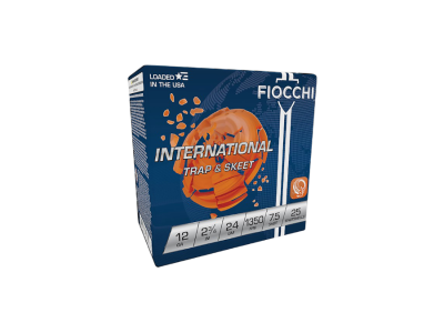 Fiocchi Exacta Target International Trap & Skeet Shotshell Loads, 12 Gauge, 25