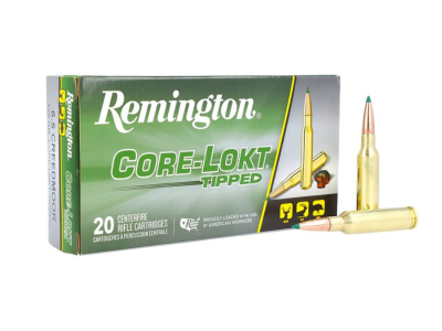 Remington Core-Lokt Tipped Rifle Cartridges, 6.5 Creedmoor, 20