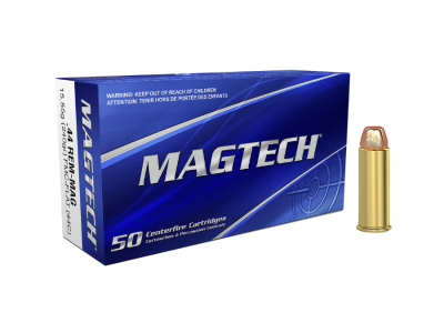 Magtech Range/Training Handgun Cartridges, .44 Magnum, 50