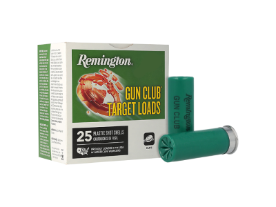 Remington Gun Club Target Shotshell Loads, 12 Gauge, 25