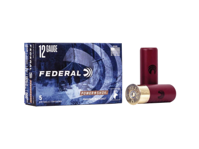 Federal Power-Shok Buckshot Shotshell Loads, 12 Gauge, 5