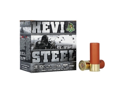 Hevi-Shot Steel Shot Shotgun Ammunition, 12 Gauge, 25
