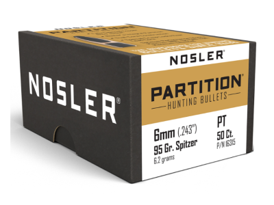 Nosler Partition 6mm, 50