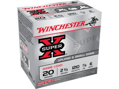 Winchester Super X Game Load, 20 Gauge, 25