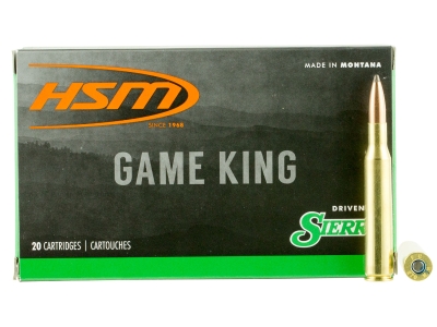 HSM Game King 270 Win 130 gr Sierra GameKing Spitzer Boat Tail, .270 Winchester, 20