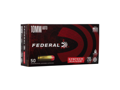 Federal Syntech Range Centerfire Handgun Cartridges, 10mm Auto, 50