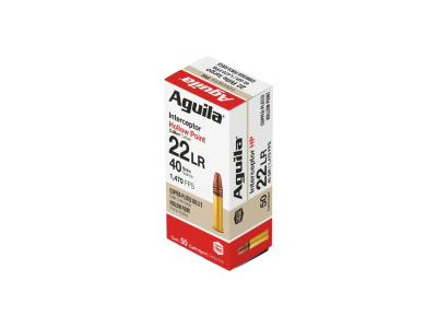 Aguila Interceptor Rimfire Cartridges, .22 LR, 50