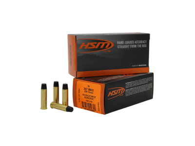 HSM Magnuforce Subsonic Handgun Rounds, Brass, .357 Magnum, 50