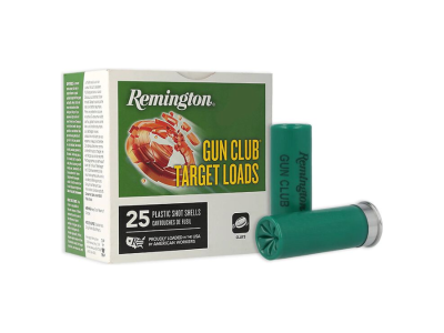 Remington Gun Club Target Shotshell Loads, 12 Gauge, 25
