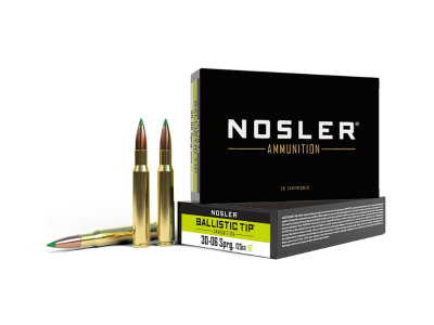 Nosler Ballistic Tip Rifle Rounds, .30-06 Springfield, 20