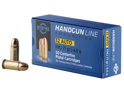 PPU Handgun, .32 ACP, 50