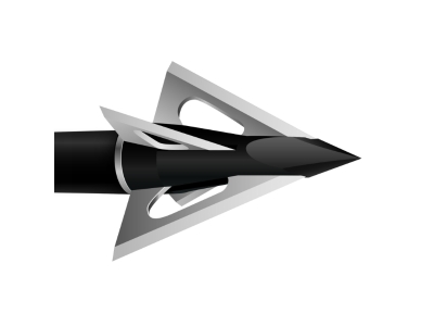 Slick Trick Viper Trick Broadheads Broadhead 125 gr. 4 pk., Black, 4 Count