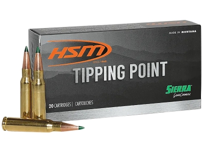 HSM Tipping Point 2 Super Shock Tip 7mm Rem 162 gr Hornady SST, 7mm Remington Magnum, 20