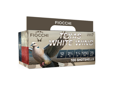 Fiocchi Texas White Wing Shotshell Loads, 12 Gauge, 100